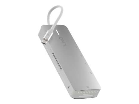 Multiportový hub LINQ 9in1 SSD PRO LQ49091PS – USB-C, M.2 NVMe, 140 W, Space Grey