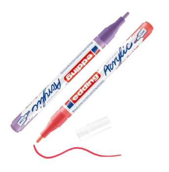 Set 2 ks tenkých akrylových popisovačů Edding e-5300