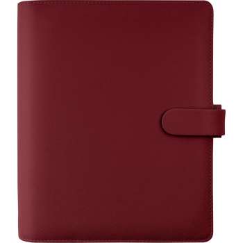 Diář Filofax Saffiano - A5, týdenní, tmavě červený