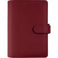 Diář Filofax Saffiano - A6, týdenní, tmavě červený