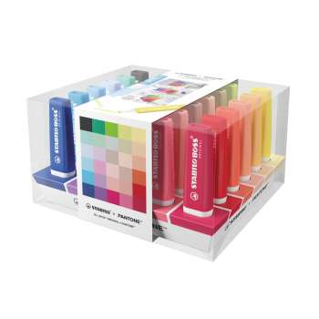 Zvýrazňovač STABILO BOSS ORIGINAL x PANTONE - sada 30 barev