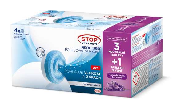 Tablety proti vlhkosti Ceresit - neutral + levandule, 4 ks