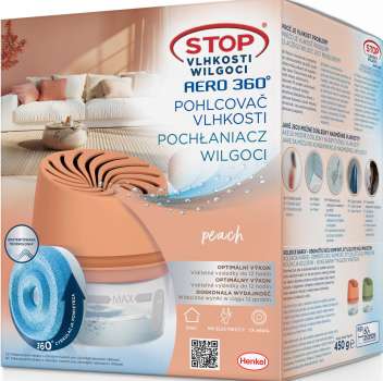 Pohlcovač vlhkosti Ceresit AERO 360° - broskvový