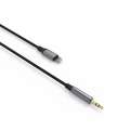 Audio kabel FIXED Link – Lightning na 3,5 mm jack, 1,5 m, Space Gray