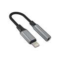 Audio redukce FIXED Link – Lightning na 3,5 mm jack, Space Gray