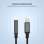 Audio redukce FIXED Link – Lightning na 3,5 mm jack, Space Gray
