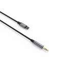Audio kabel FIXED Link – USB-C na 3,5 mm jack, 1,5 m, Space Gray