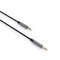 Audio kabel FIXED Link – 3,5 mm jack na 3,5 mm jack, 1,5 m, Space Gray