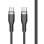Datový kabel FIXED FIXDB-CC2-BK – USB-C/USB-C, PD 100 W, 2 m, černý