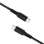 Nabíjecí a datový kabel FIXED Liquid Silicone – USB-C/USB-C, 1,2 m, 60 W, černý