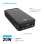 Powerbanka FIXED Zen2 20 – 20 000 mAh, PD 20 W, LCD displej, černá