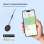 Bluetooth lokátor FIXED Tag Dual – podpora Find My a Find Hub, černý