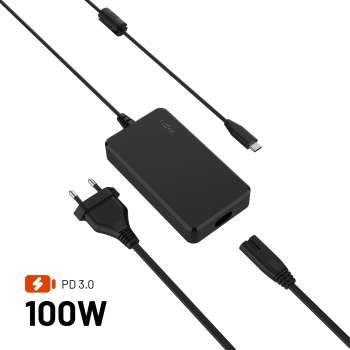 Nabíjecí GaN adaptér FIXED FIXCG100-PAD-BK – 100 W, černý