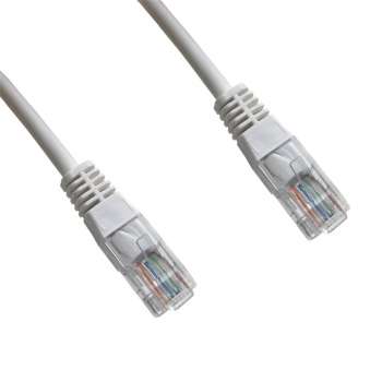 Patch kabel Datacom UTP CAT5E – 1 m, bílý