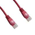 Patch kabel Datacom – UTP cat.5e, 3 m, červený
