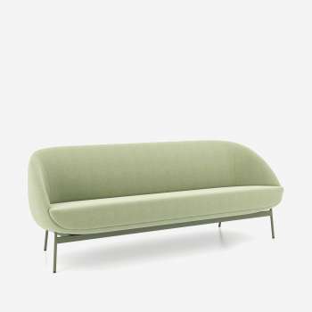 Sofa Mollen - třímístné, zelené