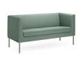 Sofa Quadra - dvoumístné, zelené
