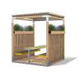 Pergola Leva Talker Set - s květináči