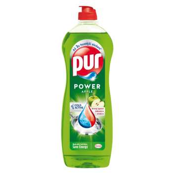 Prostředek na nádobí Pur Power Jablko, 750 ml