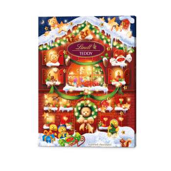 Adventní čokoládový kalendář, Lindt Teddy, 170g