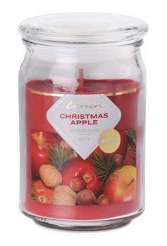 Svíčka se skleněným víčkem, Christmas Apple, 948 g