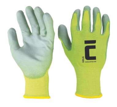 Rukavice Graja Yellow -protiřez, žlutá, vel. 9