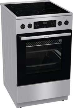 Elektrický sporák Gorenje GECS5C70XPA – 50 cm, 70 l, nerezový