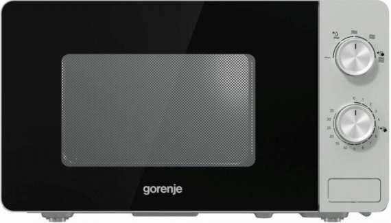 Mikrovlnná trouba Gorenje MO 20 E1S – 20 l, 800 W, stříbrná