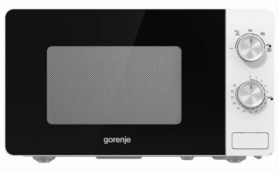 Mikrovlnná trouba Gorenje MO17E1W – 17 l, 700 W, bílá