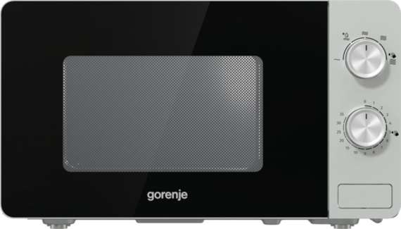 Mikrovlnná trouba Gorenje MO17E1S – 17 l, 700 W, stříbrná