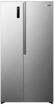 Americká chladnička Gorenje NRS917E41X – objem 347 / 197 l, hlučnost 39 dB, InoxLook
