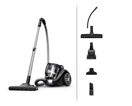 Podlahový vysavač Rowenta Compact Power XXL RO4B75EA – 900 W, 2,5 l, černý