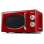 Retro mikrovlnná trouba s grilem Girmi FM2102 – 20 l, 700 W, červená