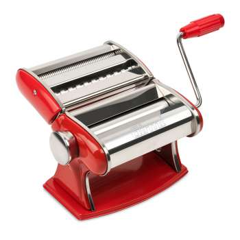Mechanický strojek na těstoviny Girmi IM9202 – 7 nastavení tloušťky, šířka 15 cm, červený