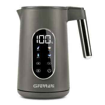 Rychlovarná konvice G3Ferrari G1020500 Tisaniere TECH – 1,7 l, digitální displej, šedá