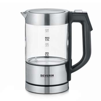 Rychlovarná konvice Severin WK 3458 – 0,5 l, digitální nastavení teploty, nerezová