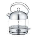Rychlovarná konvice Severin WK 3459 – retro, 1,7 l, nerezová