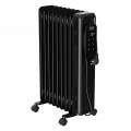 Digitální olejový radiátor Black+Decker BXRA2001E – 2000 W, 9 žeber, černý