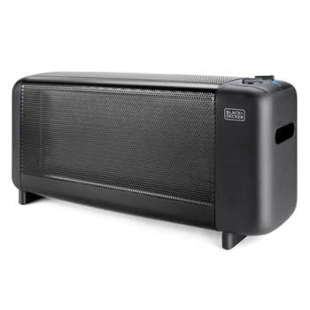 Sálavý topný panel Black+Decker BXMRA1500E – 1500 W, 65 × 19,5 × 29 cm, černý