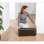 Sálavý topný panel Black+Decker BXMRA1500E – 1500 W, 65 × 19,5 × 29 cm, černý