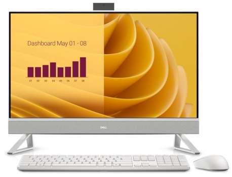 All-in-one počítač Dell EC27250 – 16 GB RAM, SSD 1 TB, Intel, Windows 11 Pro, Pearl White