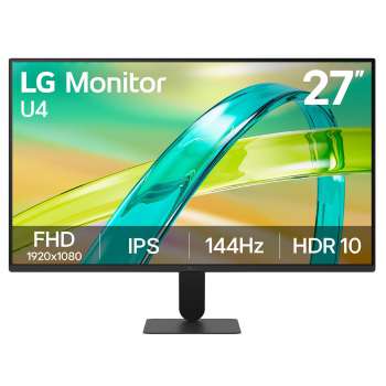 Počítačový herní monitor LG 27U411B-B – 27", IPS, FHD 1920 x 1080, 144 Hz, černý