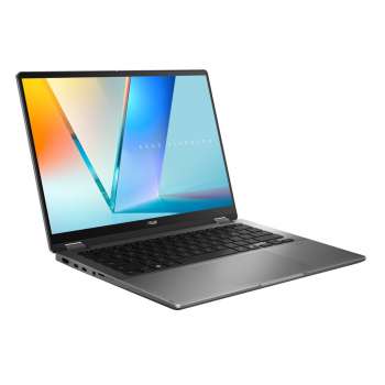 Notebook ASUS Vivobook 14 Flip (TP3407SA-OLED548WZ) – 14", 16 GB RAM, SSD 512 GB, W11, Matte Gray