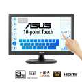 Počítačový monitor ASUS VT169HE – 15,6", IPS, FHD 1920 × 1080, 60 Hz, dotykový, modrý