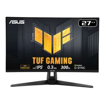 Počítačový herní monitor ASUS VG27AQM5A – 27", IPS, QHD 2560 × 1440, 300 Hz, reproduktory, černý