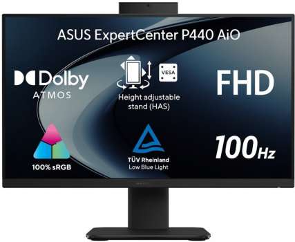 All-in-one počítač ASUS ExpertCenter P440VAK-BPC038XA – 8 GB, 512 GB, Intel, Windows 11 Pro Edu, Bla