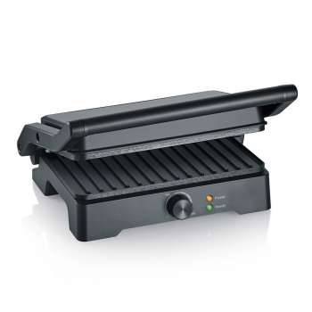 Kontaktní multigril Severin KG 2391 – výkon 1800 W, teplota 0–230 °C, šedý