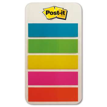 Záložky Post-it - 11,9 × 43,2 mm, mix 5 barev