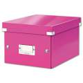 Krabice Click & Store Leitz WOW - A5, růžová