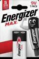 Alkalická baterie Energizer Max - 9V, 6LR61, 1 ks